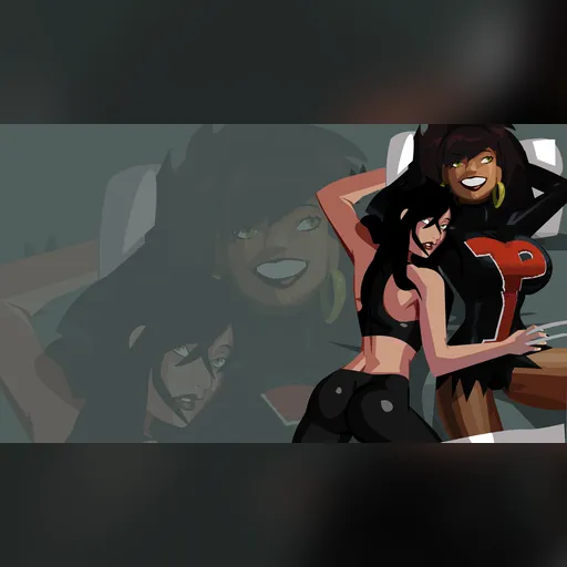 alias:x-23 artist:morganagod character:laura_kinney character:panda_delgado medium:artwork publisher:marvel series:x-men // 2048x1152 // 504.7KB // jpg // image/jpeg // laura_and_panda_wallpaper_by_morganagod