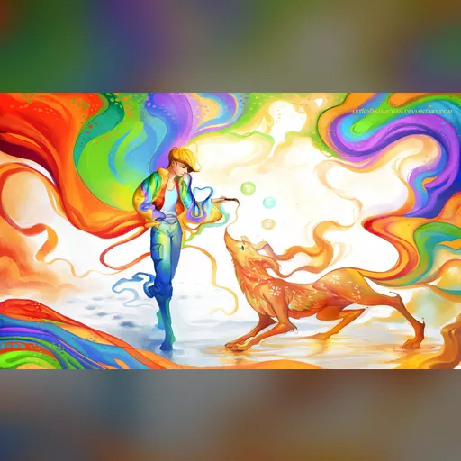 artist:sakimichan medium:artwork medium:drawing plus_artist // 1024x614 // 199.1KB // jpg // image/jpeg // colours_of_friendship_by_sakimichan-d4645gh