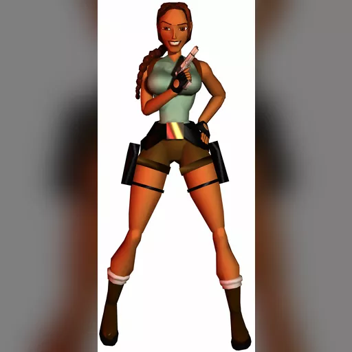 character:lara_croft medium:artwork official official_artwork series:tomb_raider tomb_raider_2 // 1977x4425 // 410.0KB // jpg // image/jpeg // tr2-028