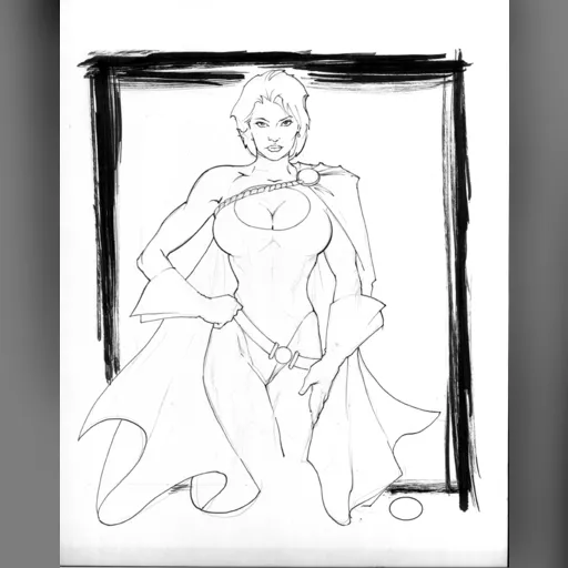 alias:karen_starr alias:power_girl artist:michael_bair character:kara_zor-l medium:artwork publisher:dc // 794x1003 // 338.6KB // jpg // image/jpeg // PowerGirl_Pinup_for_San_Diego_by_MichaelBair