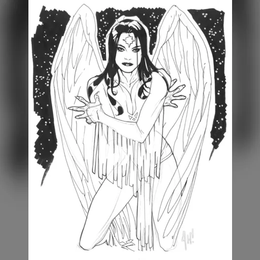 artist:adam_hughes medium:artwork // 587x750 // 108.6KB // jpg // image/jpeg // 72-2004-ahughes-dawnstar-bw