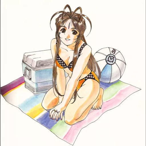 official_artwork series:oh_my_goddess // 2131x2143 // 1.1MB // jpg // image/jpeg // 423446