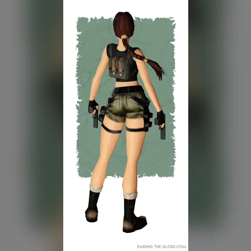 medium:artwork official series:tomb_raider tomb_raider_the_angel_of_darkness // 1900x3808 // 1.5MB // jpg // image/jpeg // camo_shorts_back