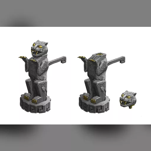 medium:artwork official_artwork series:tomb_raider tomb_raider_underworld // 5100x3300 // 1.6MB // jpg // image/jpeg // Jaguar-Statue