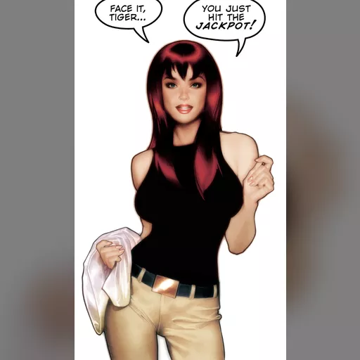 artist:adam_hughes character:mary_jane_watson medium:artwork publisher:marvel series:spider-man // 710x1207 // 326.6KB // jpg // image/jpeg // Mary_Jane_piece_for_Heroes