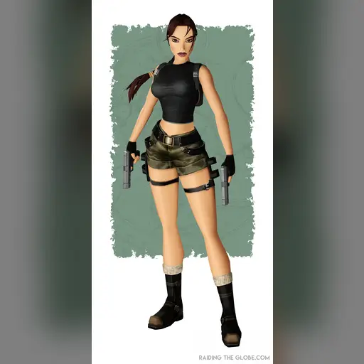 medium:artwork official series:tomb_raider tomb_raider_the_angel_of_darkness // 1900x3808 // 1.5MB // jpg // image/jpeg // camo_shorts_front