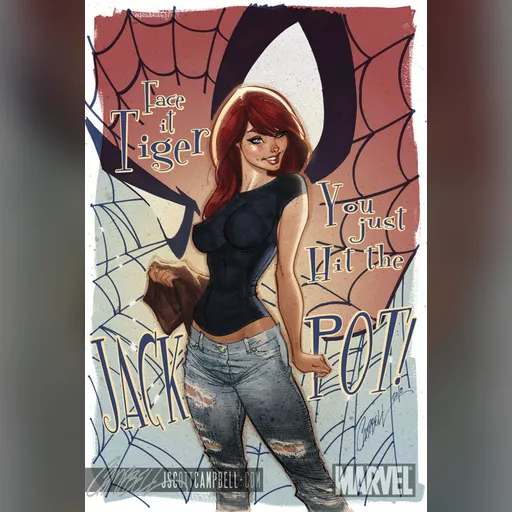 artist:j_scott_campbell character:mary_jane_watson medium:artwork publisher:marvel series:spider-man // 601x900 // 215.8KB // jpg // image/jpeg // Mary_Jane_Watson_-_JACKPOT_by_J._Scott_Campbell