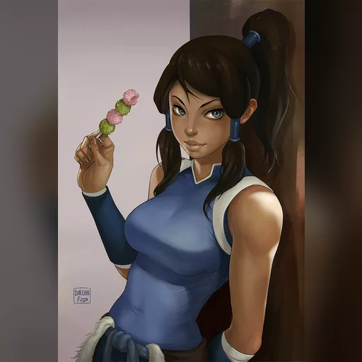 artist:dandon_fuga character:korra medium:artwork medium:drawing series:avatar_the_last_airbender series:legend_of_korra // 700x1026 // 90.4KB // jpg // image/jpeg // korra__s_taking_a_break_by_dandonfuga-d4xd02a