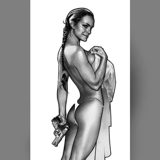 artist:adam_hughes character:lara_croft medium:artwork series:tomb_raider // 612x982 // 101.6KB // jpg // image/jpeg // TR45Scan01 (2)