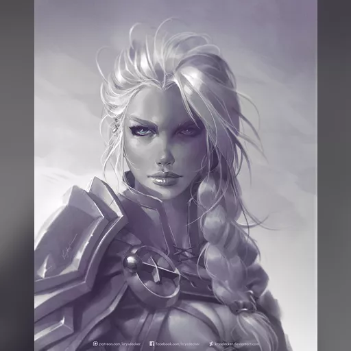artist:krysdecker medium:artwork medium:drawing // 1209x1500 // 1.6MB // jpg // image/jpeg // jaina_proudmoore_by_krysdecker-dbucrkm