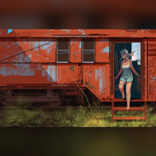 artist:moonlightorange medium:artwork // 800x501 // 653.4KB // jpg // image/jpeg // train_by_moonlightorange-d7f58oh