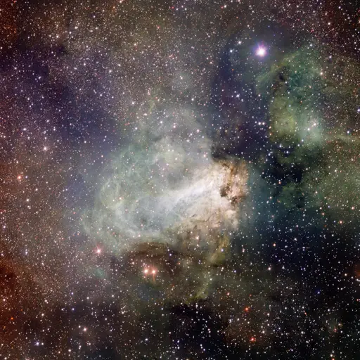 medium:photo site:wikipedia space // 16017x16017 // 77.9MB // jpg // image/jpeg // VST_image_of_the_spectacular_star-forming_region_Messier_17_(Omega_Nebula)