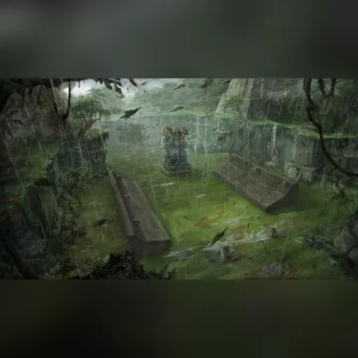 medium:artwork official_artwork series:tomb_raider tomb_raider_underworld // 5100x2868 // 6.7MB // jpg // image/jpeg // Gates-of-Xibalba-closed