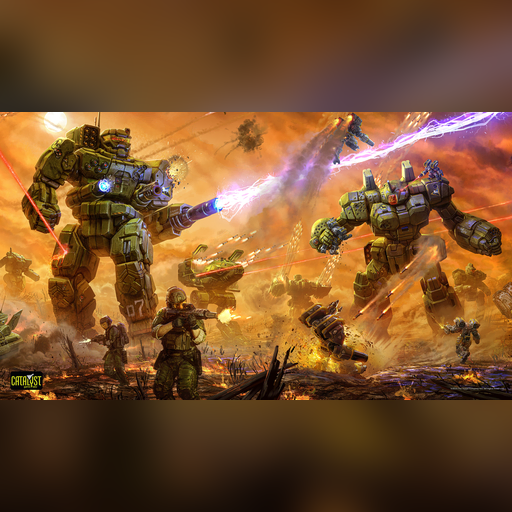 medium:artwork official series:battletech // 1920x1080 // 2.8MB // webp // image/webp; lossless=true // Eridani Light Horse (right)