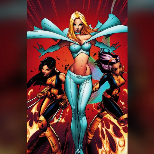 alias:white_queen alias:x-23 artist:j_scott_campbell character:emma_frost character:laura_kinney medium:artwork pixie poster publisher:marvel scan series:x-men // 6156x9404 // 78.3MB // webp // image/webp; lossless=true // Image (3)_stitch