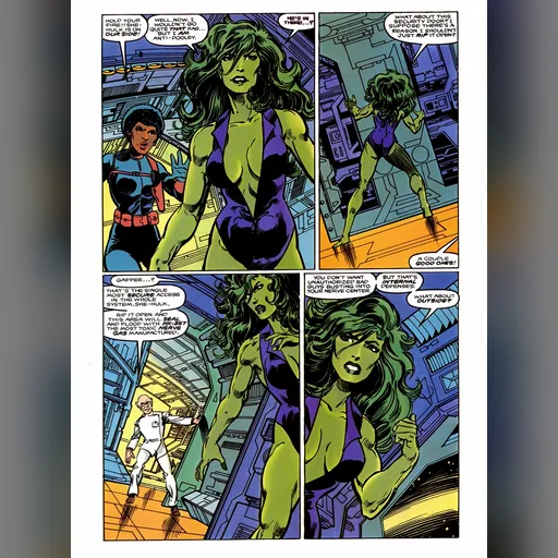 alias:she-hulk character:jennifer_walters publisher:marvel run:sensational_she-hulk series:she-hulk // 2048x2748 // 1.4MB // jpg // image/jpeg // 1The Sensational She-Hulk 052-0052