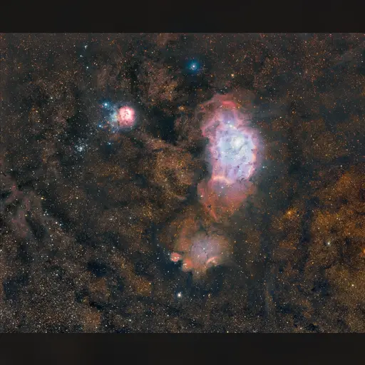 medium:photo site:wikipedia space // 2630x2160 // 4.9MB // jpg // image/jpeg // M8_Lagoon_Nebula_-_M20_Trifid_Nebula