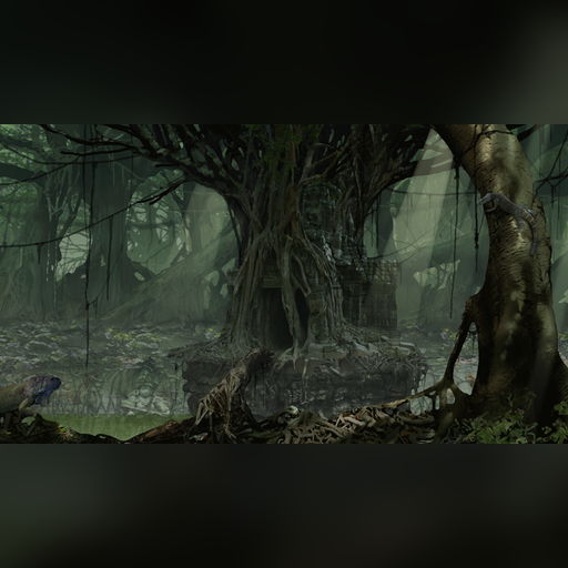 medium:artwork official_artwork series:tomb_raider tomb_raider_underworld // 1280x720 // 452.3KB // webp // image/webp; lossless=true // JunglrTemple001