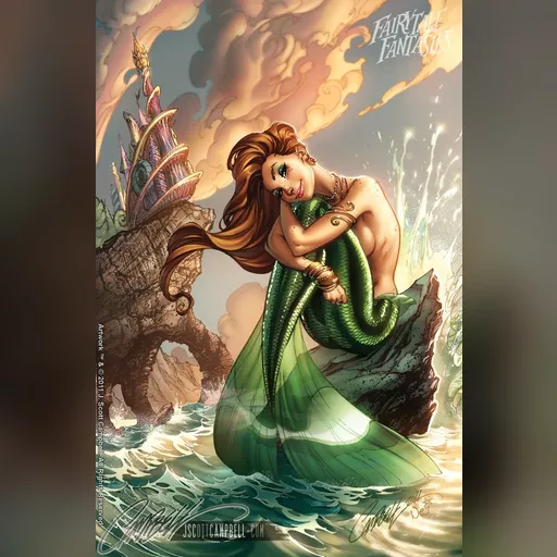 artist:j_scott_campbell character:ariel medium:artwork // 592x900 // 133.8KB // jpg // image/jpeg // Mermaid