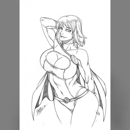 alias:karen_starr alias:power_girl artist:daniele_torres character:kara_zor-l grayscale medium:artwork medium:drawing publisher:dc style:benes // 1119x1600 // 146.3KB // jpg // image/jpeg // power_girl_by_daniele_torres_by_augen76_ddlj06r