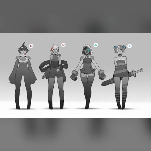 artist:moonlightorange medium:artwork // 1920x1080 // 1.7MB // jpg // image/jpeg // ps_girls_by_moonlightorange-d8l3ggl