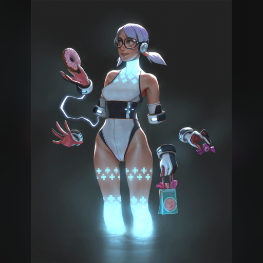 artist:moonlightorange medium:artwork // 636x835 // 2.0MB // gif // image/gif // wii_u_girl___animated_by_moonlightorange-d8pkq0t