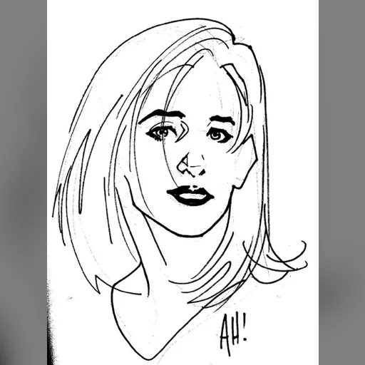 artist:adam_hughes medium:artwork // 429x576 // 57.3KB // jpg // image/jpeg // hughes_buffy-sketch_small