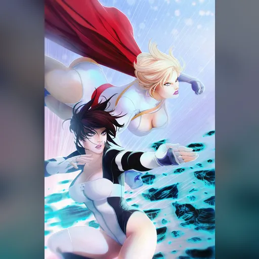 alias:karen_starr alias:power_girl alias:terra character:kara_zor-l publisher:dc // 725x1102 // 99.7KB // jpg // image/jpeg // dc_comics__power_girl_and_terra_by_johntazukura_de9p80j-pre