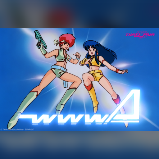 medium:artwork official official_artwork series:dirty_pair tablet wallpaper // 1980x1280 // 1.7MB // webp // image/webp; lossless=true // 1920x1280-2