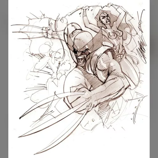 alias:wonder_woman artist:j_scott_campbell character:diana_of_themyscira medium:artwork publisher:dc // 644x720 // 81.1KB // jpg // image/jpeg // WolverineWonderwoman