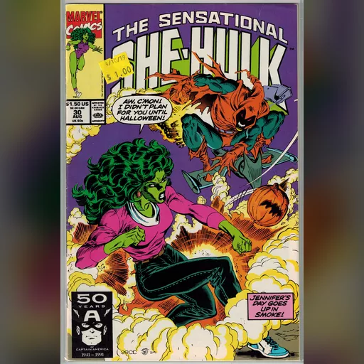 alias:she-hulk character:jennifer_walters comic_cover medium:artwork publisher:marvel scan series:sensational_she-hulk series:she-hulk skin:green // 4165x6242 // 37.7MB // webp // image/webp; lossless=true // ssh.18