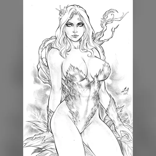 alias:poison_ivy artist:junior_maia character:pamela_isley medium:artwork publisher:dc series:batman style:benes // 1024x1456 // 236.2KB // jpg // image/jpeg // poison_____rate_this_drawing_1_10_by_juniormaia100_ddzvr5z