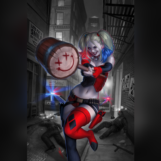 alias:harley_quinn artist:warren_louw character:harleen_quinzel downloaded:deviantart medium:artwork publisher:dc series:batman // 800x1200 // 705.3KB // webp // image/webp; lossless=true // harley_quinn__1_variant_by_warrenlouw-da88g08