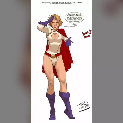 alias:karen_starr alias:power_girl artist:nebezial character:kara_zor-l medium:artwork publisher:dc // 1000x2010 // 139.8KB // jpg // image/jpeg // power_girl_and_the_stupid_joke_of_the_day__by_nebezial