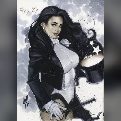 artist:adam_hughes character:zatanna_zatara medium:artwork publisher:dc series:batman // 502x698 // 77.6KB // jpg // image/jpeg // zatanna_C2E2WEB