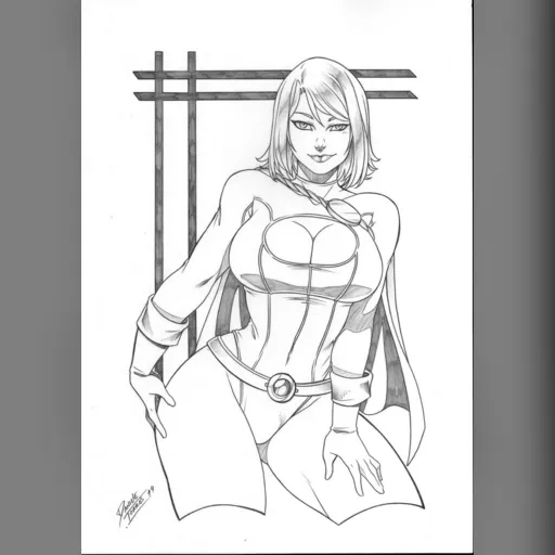 alias:karen_starr alias:power_girl artist:daniele_torres character:kara_zor-l grayscale medium:artwork medium:drawing publisher:dc style:benes // 1132x1600 // 156.2KB // jpg // image/jpeg // power_girl__by_daniele_torres_by_augen76_ddhvbcy
