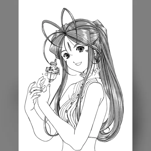 official_artwork series:oh_my_goddess // 1000x1326 // 294.2KB // jpg // image/jpeg // 522215