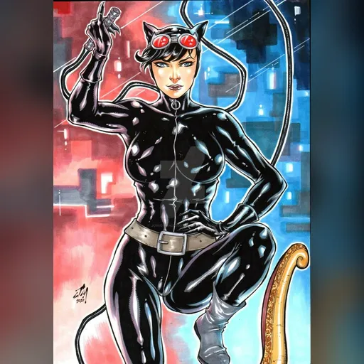 artist:junior_maia character:selina_kyle medium:artwork style:benes // 1024x1449 // 263.6KB // jpg // image/jpeg // catwoman_by_juniormaia100_de66bt7