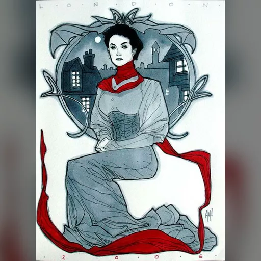 artist:adam_hughes medium:artwork // 451x624 // 62.6KB // jpg // image/jpeg // mina_murry_ah_sketch_london_expo_2006