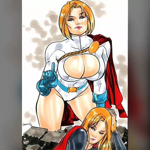 alias:karen_starr alias:power_girl alias:supergirl artist:gardenio_lima character:kara_zor-el character:kara_zor-l medium:artwork medium:drawing publisher:dc series:superman style:benes // 1024x1450 // 278.0KB // jpg // image/jpeg // power_girl_and_supergil_by_gardeniolima001-dciiqhh