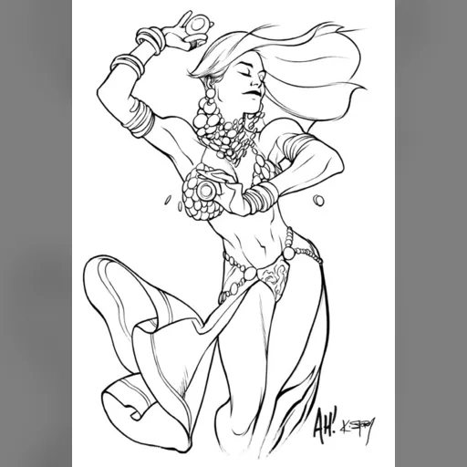 artist:adam_hughes medium:artwork // 500x724 // 86.1KB // jpg // image/jpeg // hughes-dancer