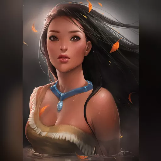 artist:sakimichan medium:artwork medium:drawing plus_artist // 1440x2000 // 1.4MB // jpg // image/jpeg // pocahontas_by_sakimichan-d4t31ub