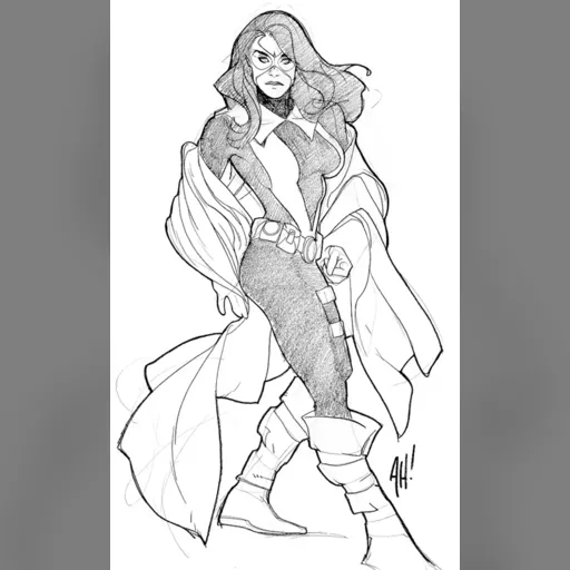 artist:adam_hughes medium:artwork // 491x800 // 117.0KB // jpg // image/jpeg // ahhuntress