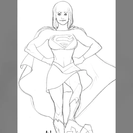 alias:supergirl artist:adam_hughes character:kara_zor-el medium:artwork publisher:dc series:superman // 608x824 // 150.0KB // jpg // image/jpeg // AH_SDCC02_01_lorez