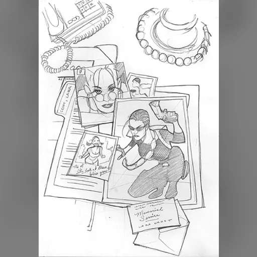 artist:adam_hughes character:lara_croft medium:artwork series:tomb_raider // 350x499 // 83.4KB // jpg // image/jpeg // Trprelim