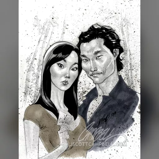 artist:j_scott_campbell medium:artwork // 896x1171 // 331.3KB // jpg // image/jpeg // lost_sketch___sun_and_jin___by_j_scott_campbell-d2yr5lm