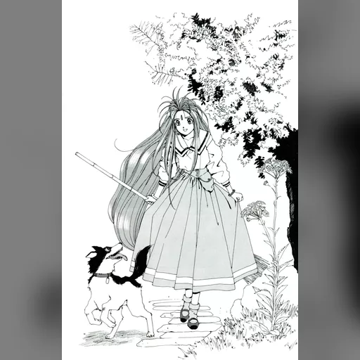 official_artwork series:oh_my_goddess // 2250x3430 // 1.4MB // jpg // image/jpeg // 322321