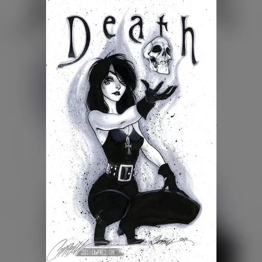 artist:j_scott_campbell character:death_of_the_endless medium:artwork // 789x1214 // 240.9KB // jpg // image/jpeg // neil_gaiman__s_death_by_j_scott_campbell-d4ko9dj