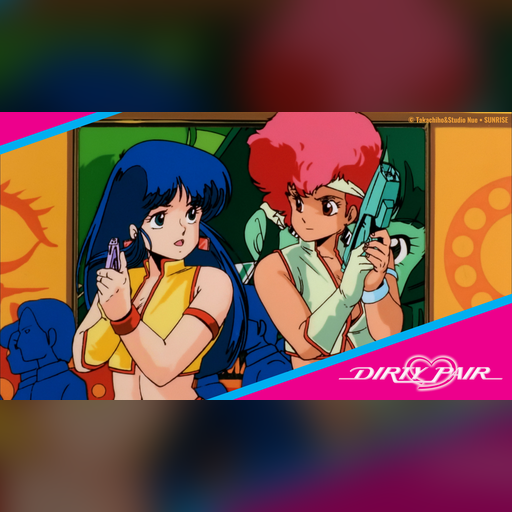 desktop medium:artwork official official_artwork series:dirty_pair wallpaper // 3840x2160 // 3.3MB // webp // image/webp; lossless=true // 3840x2160-1