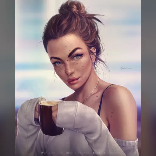 artist:krysdecker medium:artwork medium:drawing // 1451x1800 // 1.2MB // jpg // image/jpeg // coffee_by_krysdecker-dc0lp0m